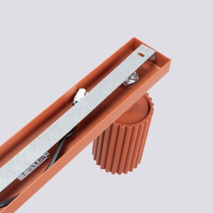 Brilagi - LED-Einbaustrahler CRESTO 6xGU10/10W/230V rot