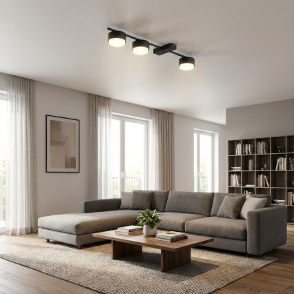 Brilagi - LED-Einbaustrahler MONO 3xGX53/12W/230V schwarz