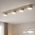 Brilagi - LED-Einbaustrahler MONO 4xGX53/13W/230V beige