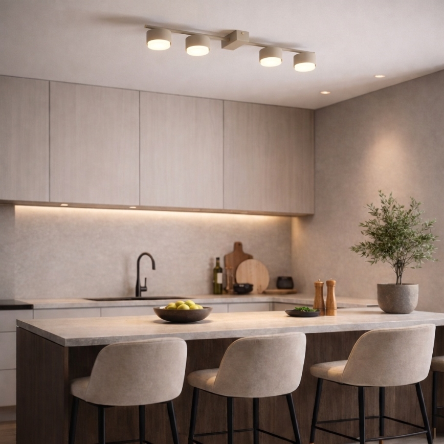 BRILAGI - LED-Einbaustrahler MONO 4xGX53/30W/230V beige