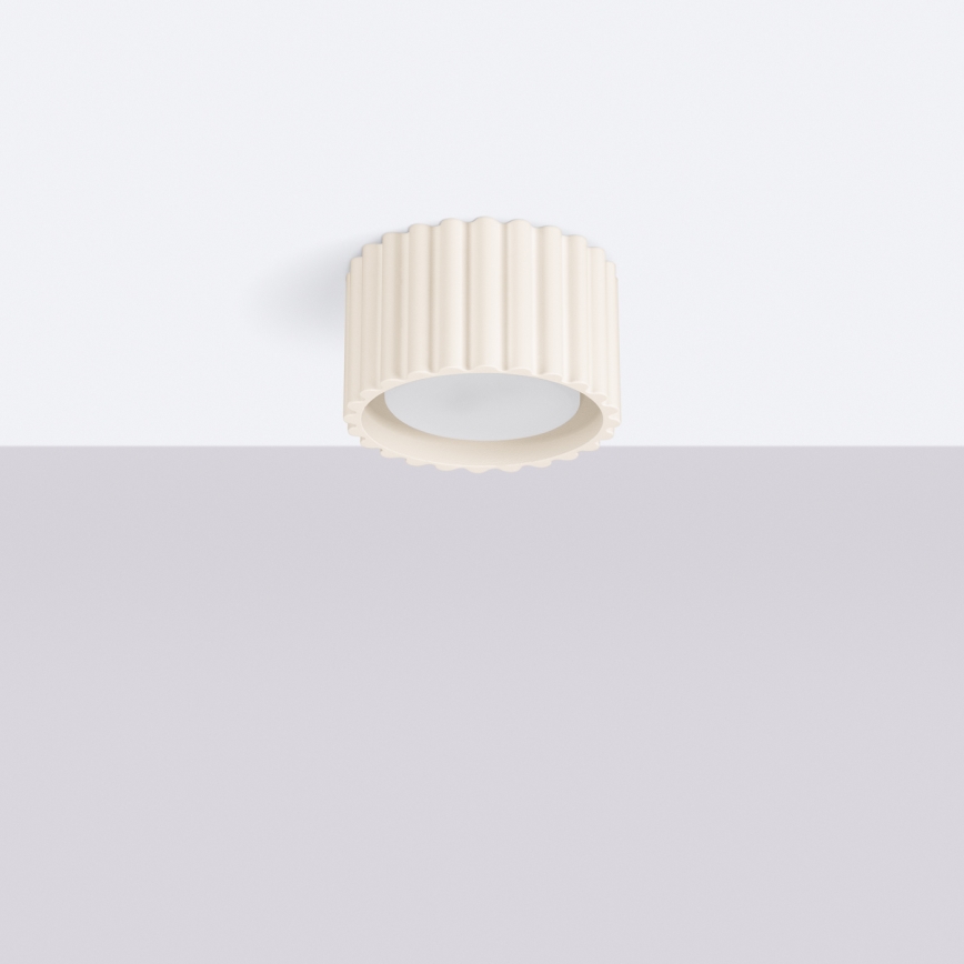 Brilagi - LED-Einbaustrahler SFERA 1x GX53/30W/230V Ø 10 cm cremefarben