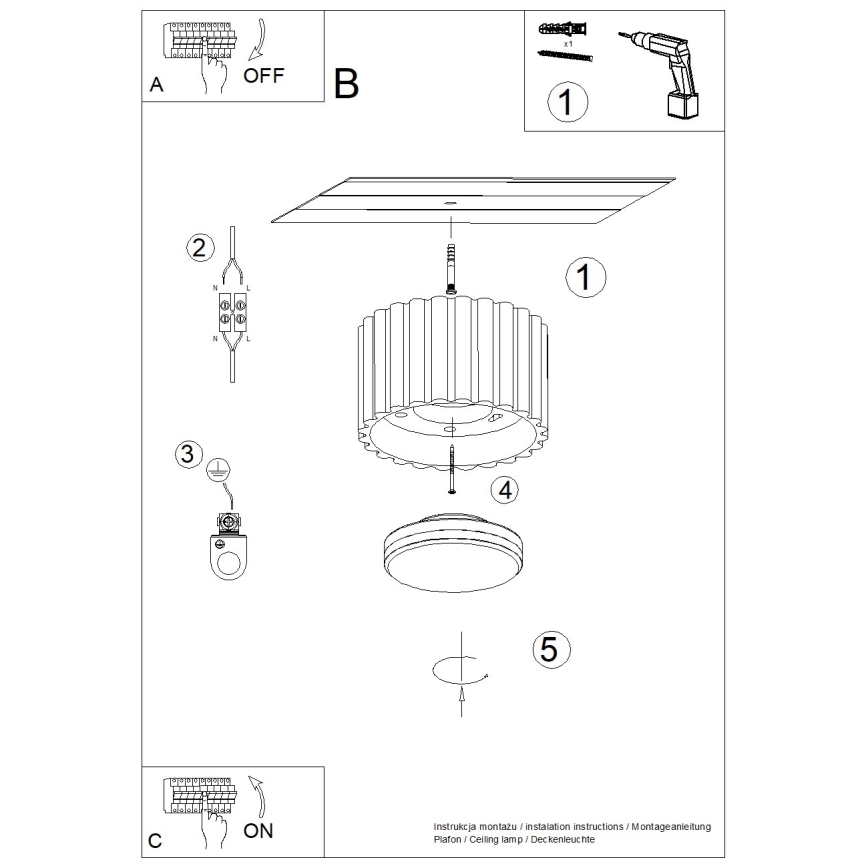 Brilagi - LED-Einbaustrahler SFERA 1xGX53/30W/230V Ø 10 cm weiß