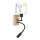 Brilagi - LED-flexible Kinder-Wandleuchte BOBO WOOD 1xE27/25W/230V + LED/3W Eiche/Schwarz/Weiß/Tiermotive