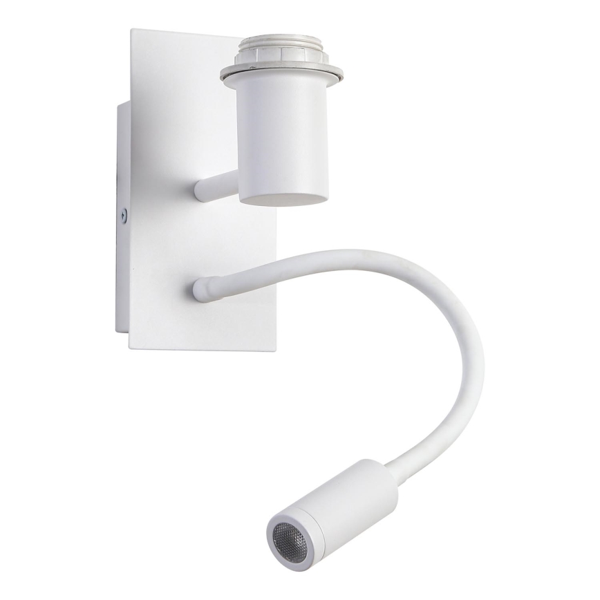 Brilagi - Flexible LED-Wandleuchte NUBILA 1xE27/25W/230V + LED/3W weiß/gelb