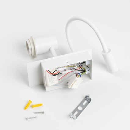 Brilagi - Flexible LED-Wandleuchte NUBILA 1xE27/25W/230V + LED/3W weiß/gelb