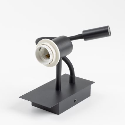 BRILAGI - Flexible LED-Kinder-Wandleuchte BOBO 1xE27/25W/230V + LED/3W schwarz/weiß/Tiermotive