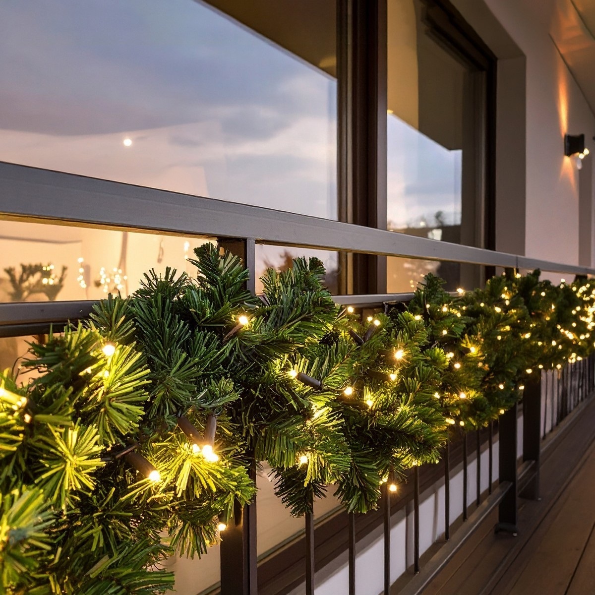 BRILAGI - LED-Girlande für den Außenbereich, Weihnachtsdekoration, LED/3×AA, 300 cm, IP44