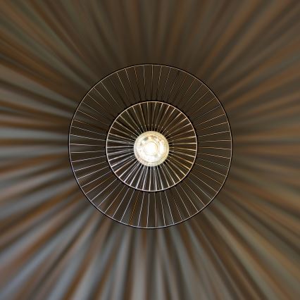 Brilagi - LED-Hängeleuchte an Drahtseil CERIA WIRE 1xE27/40W/230V Ø 38 cm schwarz