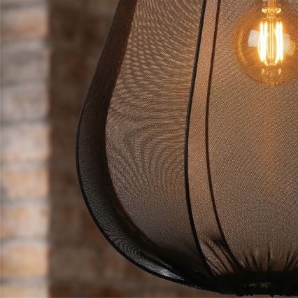 Brilagi - LED Hängeleuchte an Kabel ARVEN 1xE27/8W/230V Ø 37 cm schwarz