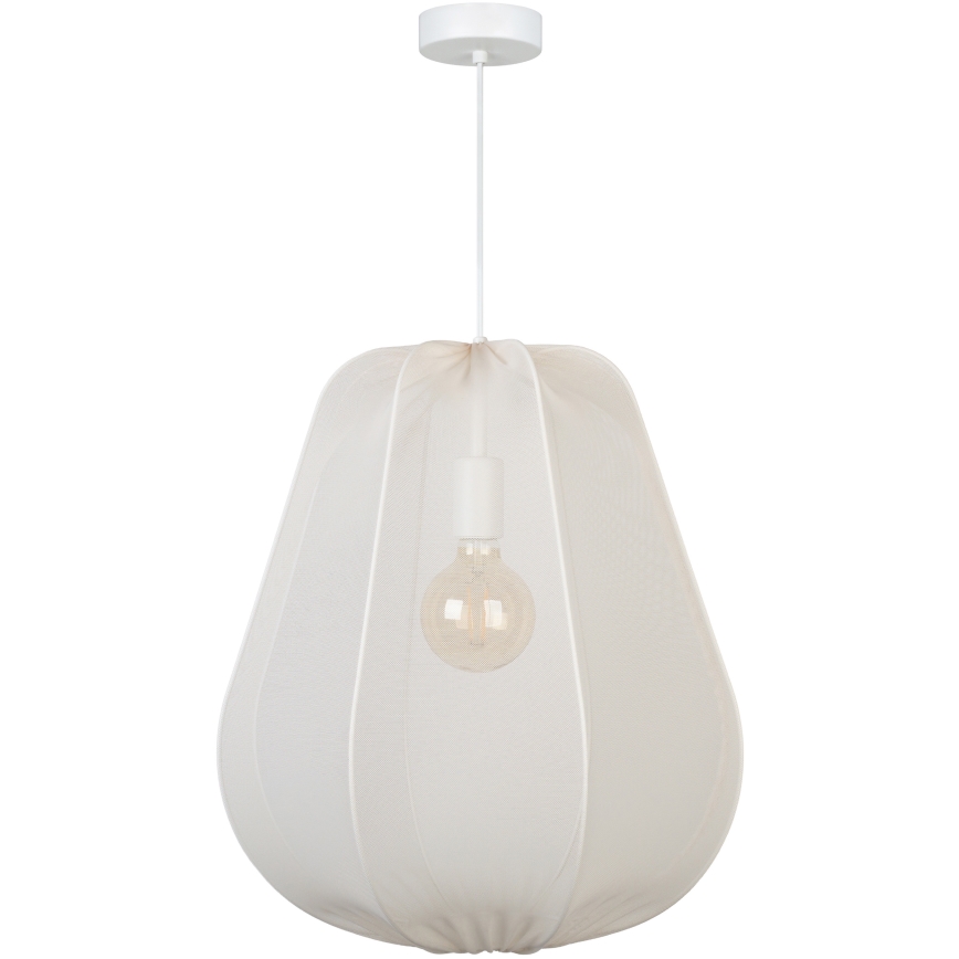 Brilagi - LED-Hängeleuchte an Kabel ARVEN 1xE27/8W/230V Ø 37 cm weiß
