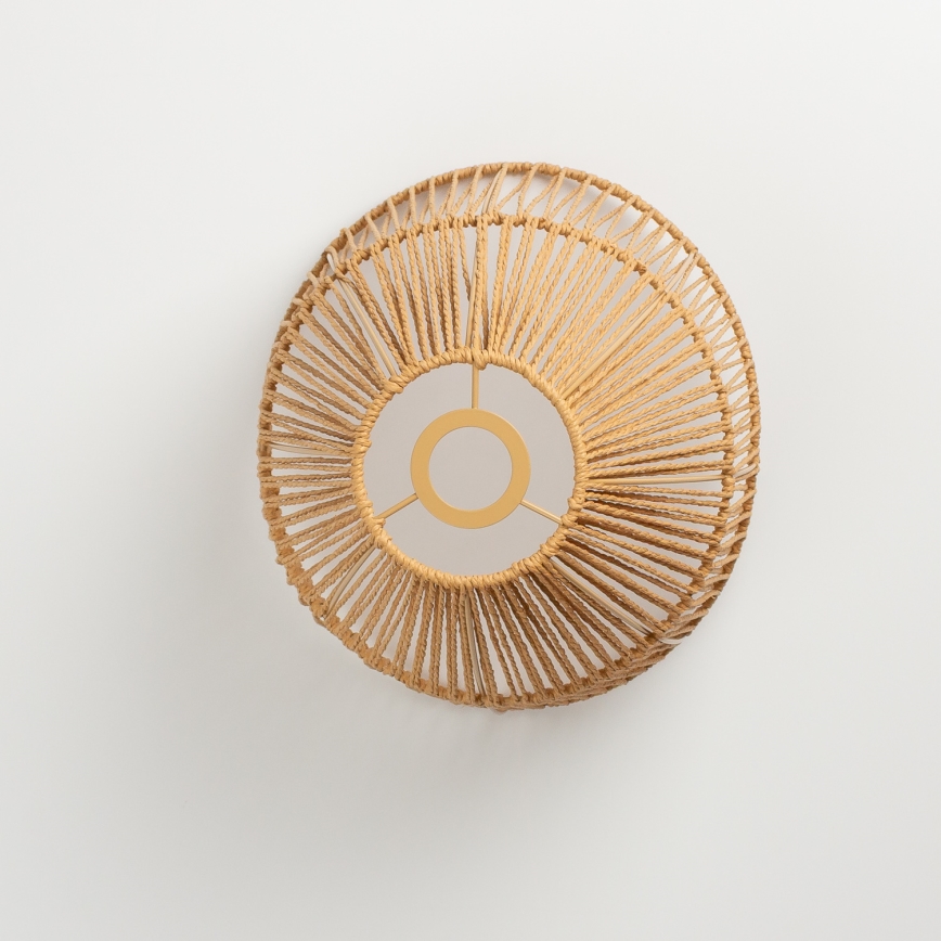 Brilagi - LED-Hängeleuchte an Kabel CERIA BOHO, 1x E27-Fassung (max. 40 W), 230 V, Ø 30 cm, braun