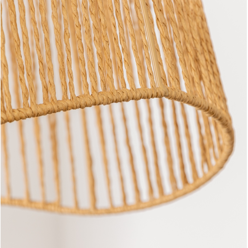 Brilagi - LED-Hängeleuchte an Kabel CERIA BOHO 1xE27/40W/230V Ø 70 cm braun