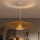 Brilagi - LED-Hängeleuchte an Kabel CERIA BOHO 1xE27/40W/230V Ø 70 cm weiß/braun