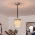Brilagi - LED-Hängeleuchte an Kabel NUBILA 1xE27/60W/230V Ø 14 cm schwarz/braun