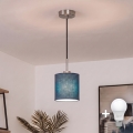 Brilagi - LED-Hängeleuchte an Kabel NUBILA 1xE27/60W/230V Ø 14 cm schwarz/dunkelblau