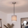 Brilagi - LED-Hängeleuchte an Kabel NUBILA 1xE27/60W/230V Ø 14 cm schwarz/grau