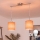 Brilagi - LED-Hängeleuchte an Kabel NUBILA 2xE27/60W/230V orange