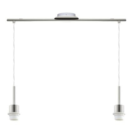 Brilagi - LED-Hängeleuchte an Kabel NUBILA 2xE27/60W/230V weiß