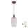 Brilagi - LED-Hängeleuchte an Kabel RETRO GLASS 1xE27/60W/230V Ø 14 cm kupfer/weiß