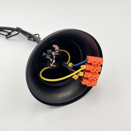 Brilagi - LED Hängeleuchte an Kette COTTAGE 3xE14/40W/230V schwarz/braun