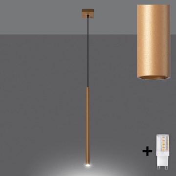 Brilagi - LED-Hängeleuchte an Schnur DRIFA 1xG9/4W/230V golden