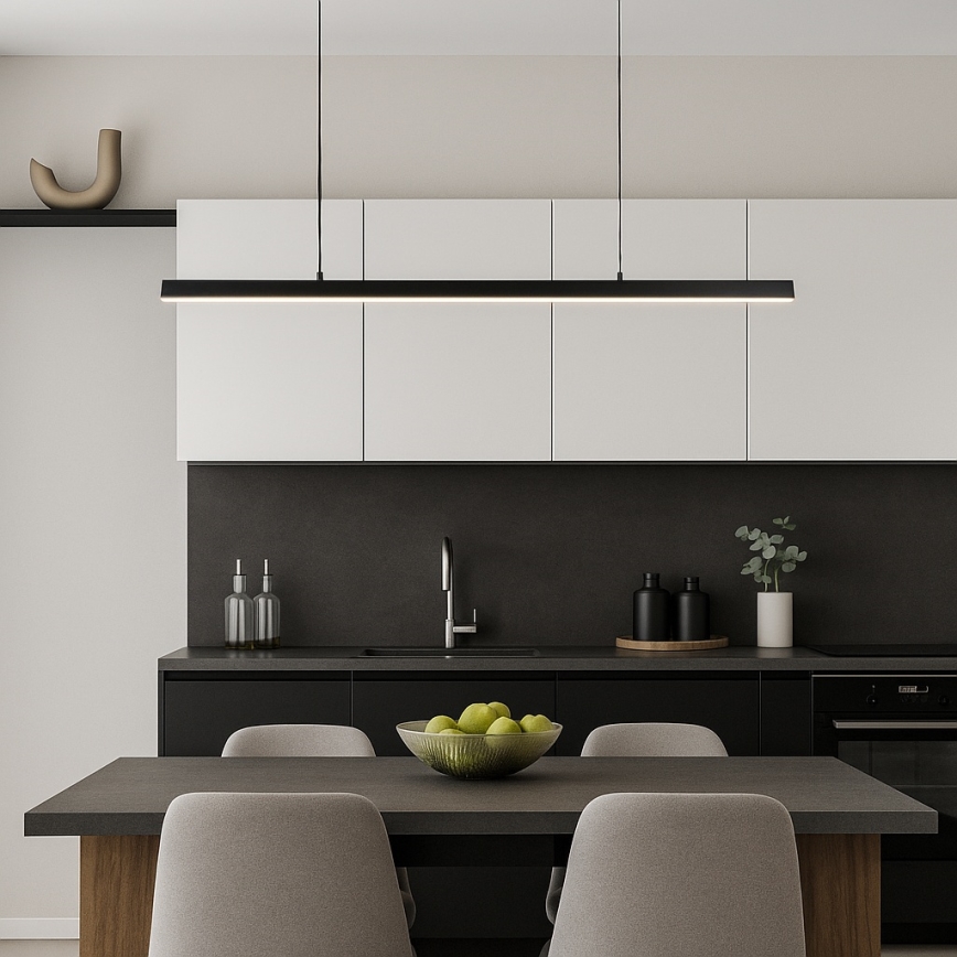 BRILAGI - LED-Hängeleuchte an Stahlseil PAXIS LED/30W/230V 120 cm schwarz