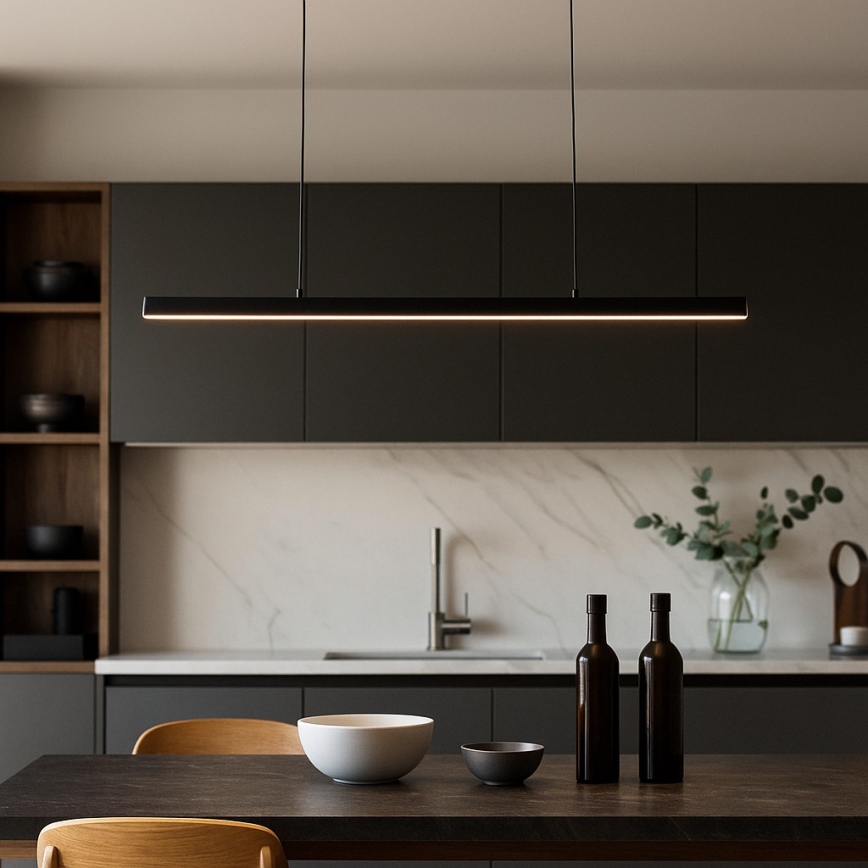 BRILAGI - LED-Hängeleuchte an Stahlseil PAXIS LED/30W/230V 120 cm schwarz