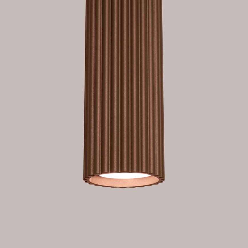 Brilagi - LED-Hängeleuchte CRESTO an Kabel, 1xGU10/10W/230V, braun