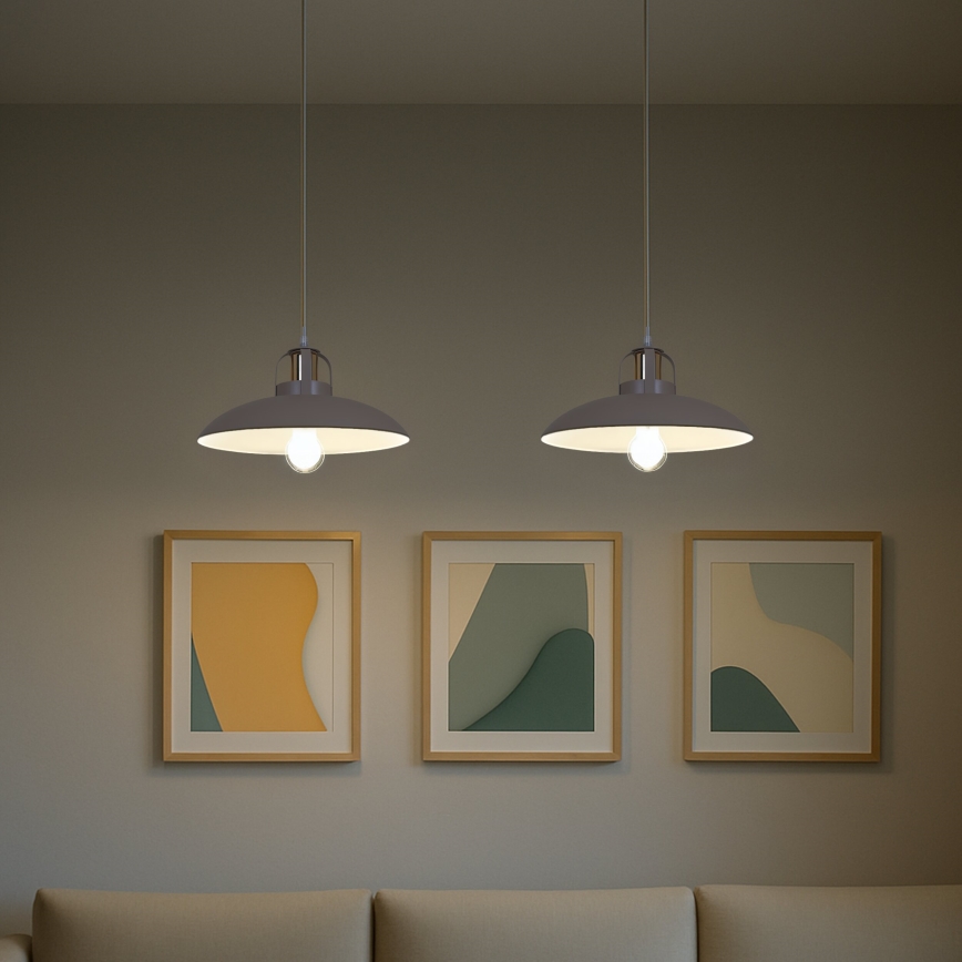 Brilagi - LED Hängeleuchte FLAMENGO 2xE27/60W/230V beige