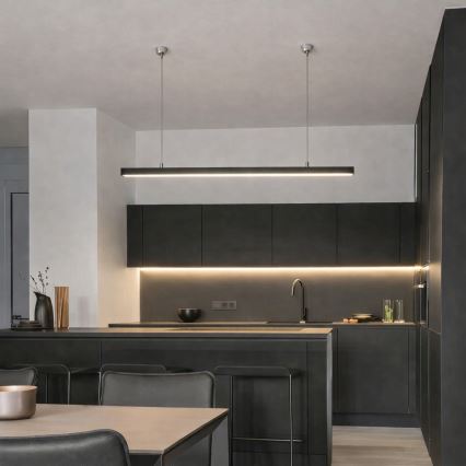 Brilagi - LED-Pendelleuchte FULLDAY LED/30/40/50W/230V 2700/4000/6000K 150 cm schwarz