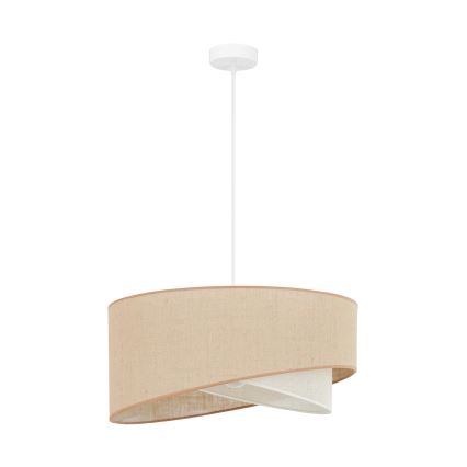 Brilagi - LED-Hängeleuchte LYRA 1xE27/15W/230V beige/cremefarben