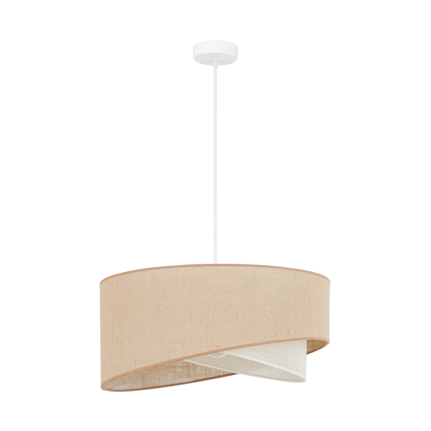 Brilagi - LED-Hängeleuchte LYRA 1xE27/15W/230V beige/cremefarben