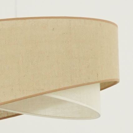 Brilagi - LED-Hängeleuchte LYRA 1xE27/15W/230V beige/cremefarben