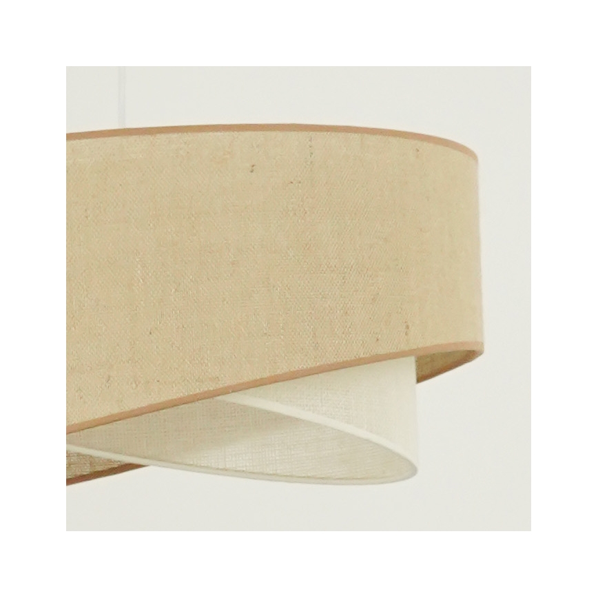 Brilagi - LED-Hängeleuchte LYRA 1xE27/15W/230V beige/cremefarben