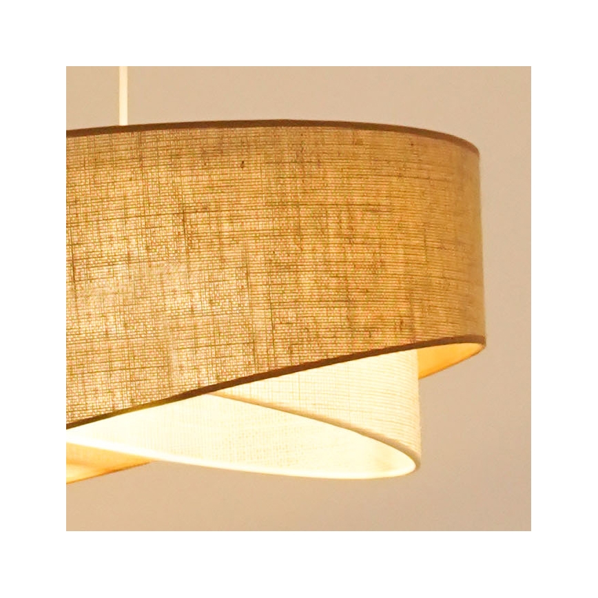 Brilagi - LED-Hängeleuchte LYRA 1xE27/15W/230V beige/cremefarben