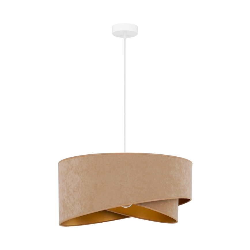 Brilagi - LED-Hängeleuchte LYRA 1xE27/15W/230V braun/golden