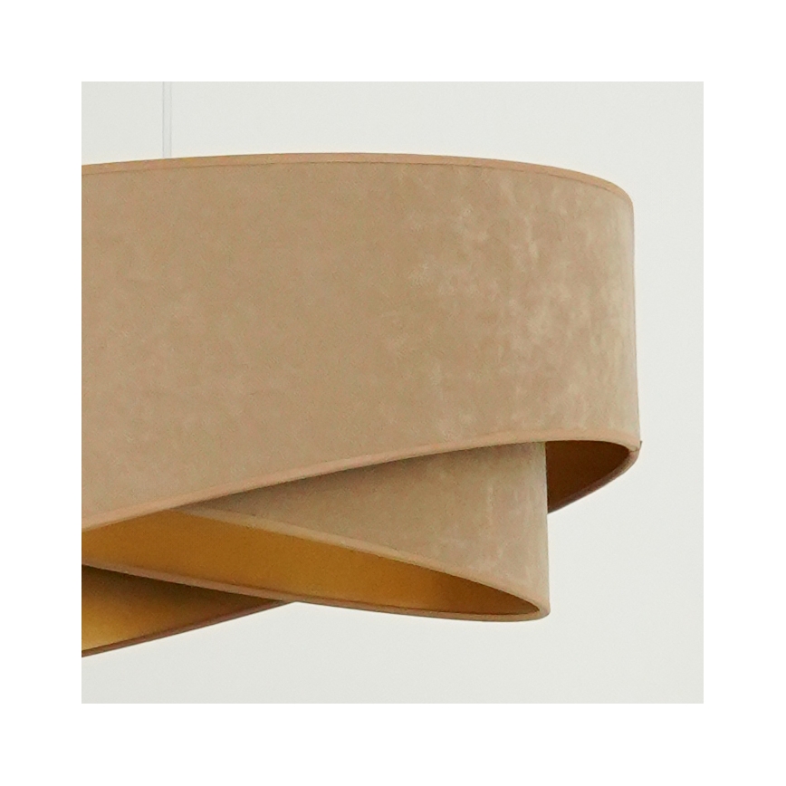 Brilagi - LED-Hängeleuchte LYRA 1xE27/15W/230V braun/golden