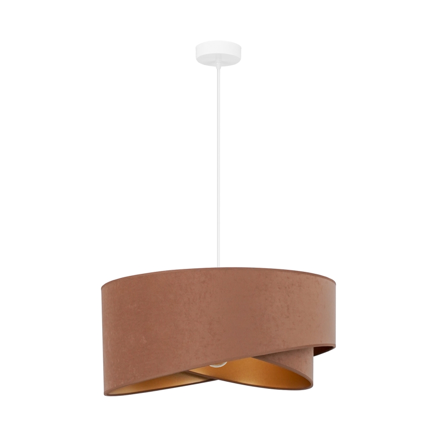 Brilagi - LED-Hängeleuchte LYRA 1xE27/15W/230V braun/golden