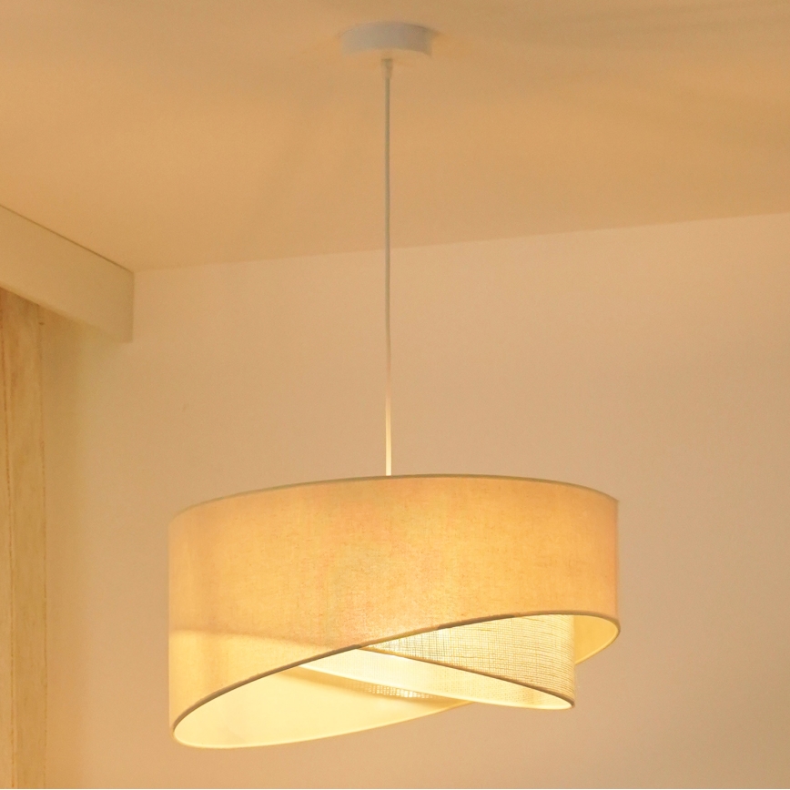 Brilagi - LED-Hängeleuchte LYRA 1xE27/15W/230V cremefarben