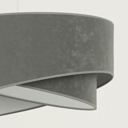 Brilagi - LED-Hängeleuchte LYRA 1xE27/15W/230V grau/weiß