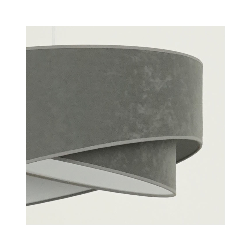 Brilagi - LED-Hängeleuchte LYRA 1xE27/15W/230V grau/weiß