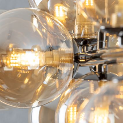 Brilagi - LED-Hängeleuchte MILLA 10xG9/3W/230V glänzendes Chrom/golden