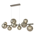 Brilagi - LED-Hängeleuchte MILLA 10xG9/3W/230V glänzendes Chrom/rauchig