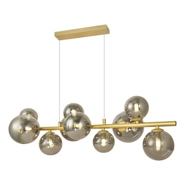 Brilagi - LED-Hängeleuchte MILLA 10xG9/3W/230V golden/rauchig
