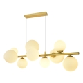Brilagi - LED-Hängeleuchte MILLA 10xG9/3W/230V golden/weiß