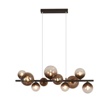 Brilagi - LED-Hängeleuchte MILLA an Kabel 10xG9/3W/230V braun/rauchbraun