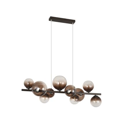 Brilagi - LED-Hängeleuchte MILLA an Kabel 10xG9/3W/230V braun/rauchbraun