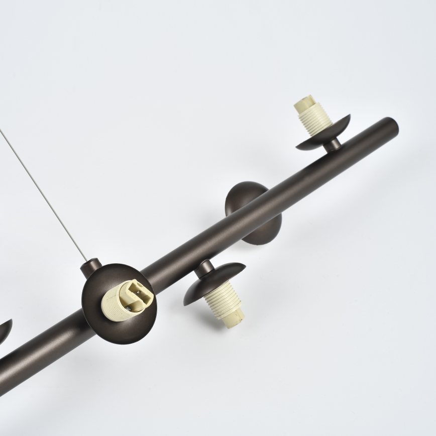 Brilagi - LED-Hängeleuchte MILLA an Kabel 10xG9/3W/230V braun/rauchbraun
