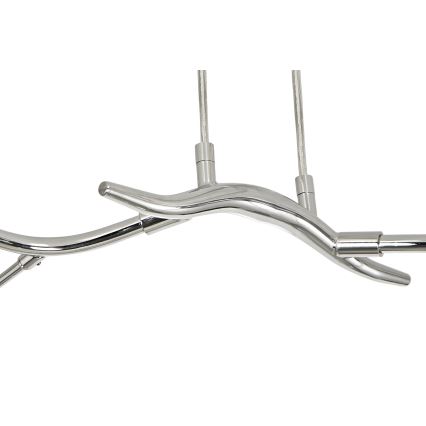Brilagi - LED-Hängeleuchte MISTEL 6xG9/3W/230V glänzendes Chrom/rauchig
