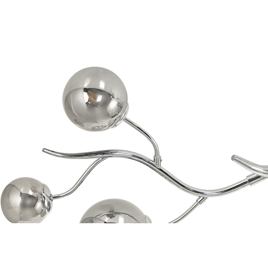 Brilagi - LED-Hängeleuchte MISTEL 6xG9/3W/230V glänzendes Chrom/rauchig